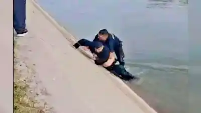 Lo fueron a identificar por una discusión y terminó rescatado del arroyo San Pedro