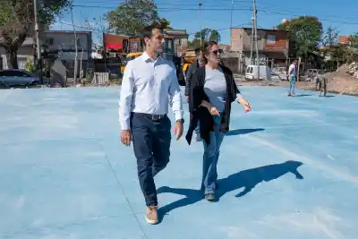 Lanús: la obra que estuvo 10 años abandonada y ahora se transforma en polideportivo