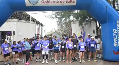 Grand Bourg se tiñó de lila: la carrera que sumó a expertos y primerizos