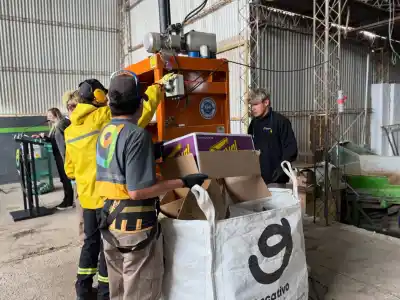 Oncativo recicló su planta de residuos: adentro, la tecnología que cambia lo que se tira