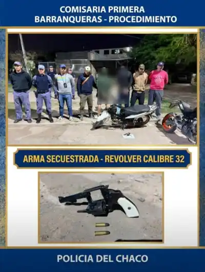Aceleraron al ver la policía en Avenida Chaco, pero no llegaron lejos