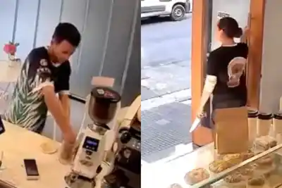 Le vació el frasco de propinas y salió con un carrito de bebé: lo que hizo la empleada lo dejó sin palabras