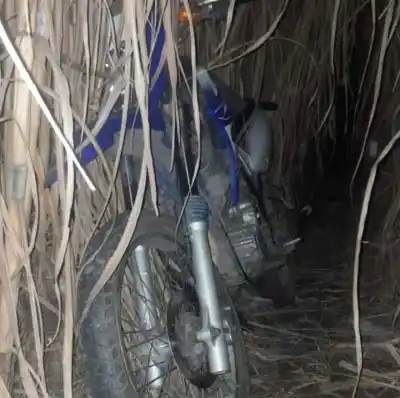 Robaron una Motocicleta en Yonopongo y la Hallaron en un Cañaveral