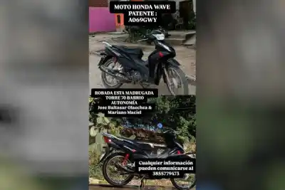 Le dejaron la moto en la puerta y se la llevaron en plena madrugada: la busca desesperado