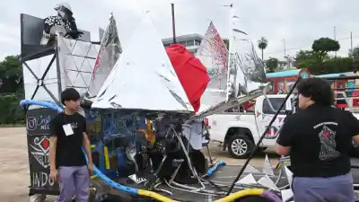La carroza de Dumbo que dejó a todos sin palabras en la costanera