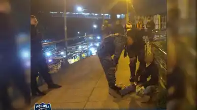 Le pegaron una piña en la cara para robarle, pero no llegaron lejos: los esperaban a pocas cuadras