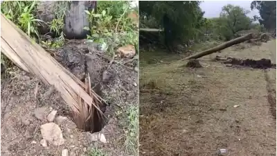 Tiraron abajo los postes de luz de una escuela de fútbol de Palpalá: ahora piden hablar con quien los destruyó