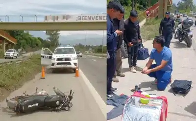 Los persiguieron por toda la capital, pero la mochila de delivery los delató