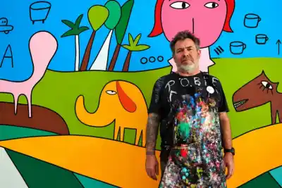 Pintó un mural en el San Roque, lo borraron y nadie lo llamó: su reacción dio que hablar