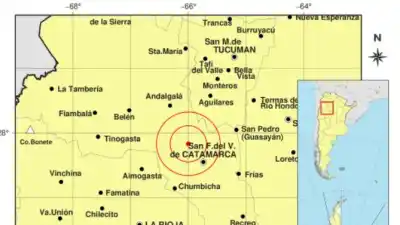El temblor que sintieron fuerte en El Rodeo: dónde fue el epicentro del sismo en Catamarca