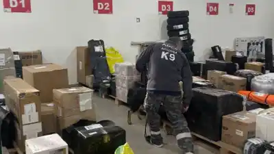 Marcaron dos cajas en la encomienda y adentro había 600 municiones