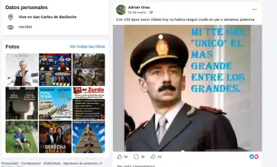 Va sexto en la lista de Cortés y su Facebook está lleno de elogios a Videla