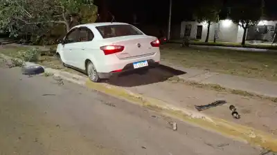 Iba manejando por el boulevard, se desvaneció y terminó contra un árbol: lo que marcó el test