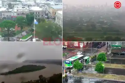 Paraná amaneció bajo la lluvia y el este de Entre Ríos no sale de la alerta naranja