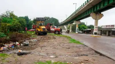 La intensa lluvia puso a prueba el sistema de drenaje: así actuaron los equipos municipales