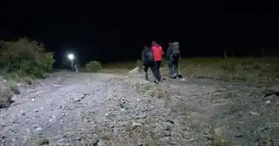 Cuatro mujeres quedaron atrapadas en una zona de difícil acceso: así fue el operativo que las rescató