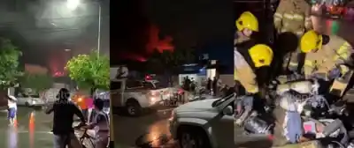 Incendio arrasó con tres galpones en plena madrugada: el intenso operativo que evitó una tragedia mayor