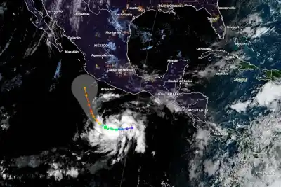 Vance se fortalece en el Pacífico: el día y la hora en que llegaría a huracán mayor