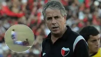 Dejó el banco, entró a la cancha y frenó el gol: la insólita noche que hizo historia en Colón