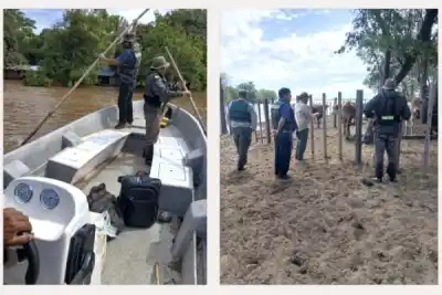 El Paraná sube y en dos islas de Corrientes ya se preparan para lo peor
