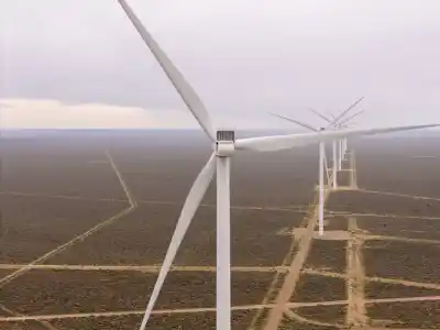 Puerto Madryn suma 119 molinos de viento y un número que mira todo el país
