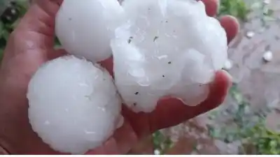 Cayó granizo en pleno alerta por tormenta: las zonas de Córdoba que quedaron bajo la piedra