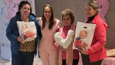 Cosieron almohadones con forma de corazón y ya tienen destino: quiénes los reciben en Misiones