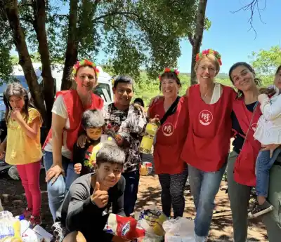 La décima caravana solidaria ya tiene fecha: arman cajas para cuatro comunidades mbya
