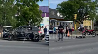 Iba en moto por avenida Paraguay y terminó fracturado: la prueba que complicó al otro conductor