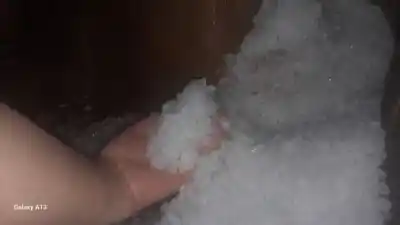 El cielo se puso blanco en plena noche: el granizo que sorprendió a media Misiones