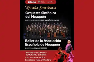 Neuquén se prepara para una noche de zarzuela, Carmen y Falla en el Cine Teatro Español