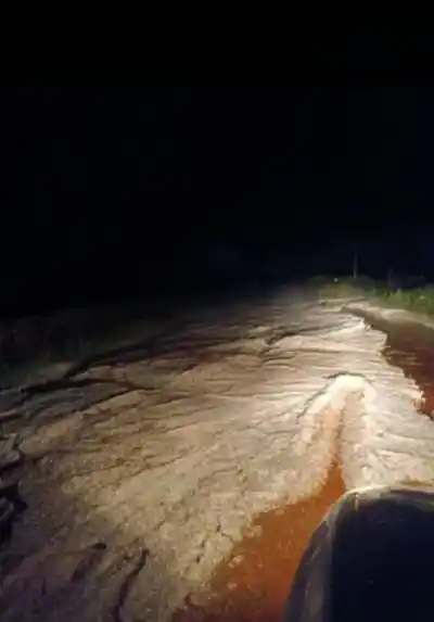 Campo Viera: cayó granizo en plena tormenta y la Policía salió a relevar la zona