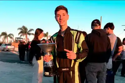 Volvió al karting después de tres meses y medio y se llevó la victoria en María Grande