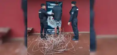 Andresito: lo filmó una cámara con los cables en la mano y terminó detenido