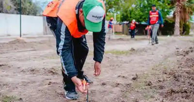 Rivadavia sumó un espacio nuevo a la plaza de Marquesado: qué actividad se podrá jugar ahí