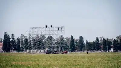 El "allá vamos" del Papa ya moviliza Córdoba: montan el altar en Fadea y esperan una multitud