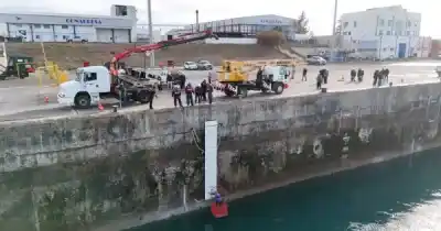 Caleta Paula sumó defensas nuevas en el muelle: qué puerta se abre ahora para el puerto