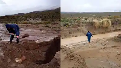 La llamada entró a la Comisaría 31 y el temporal no detuvo a nadie: qué había del otro lado