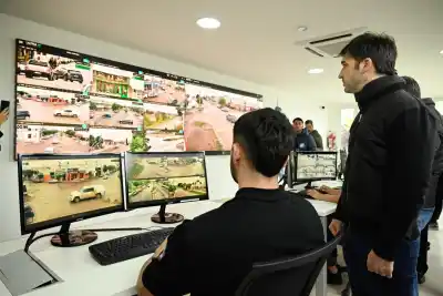 El nuevo ojo de Trelew: 335 cámaras que leen patentes y reconocen caras