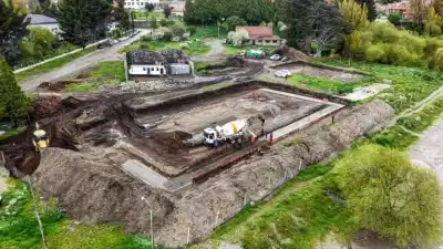 La pileta olímpica de Bariloche ya tiene sus bases: el número que dejó el hormigonado
