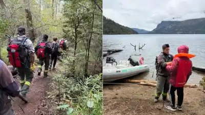 Se perdió en un sendero del Nahuel Huapi y lo encontraron a 40 minutos del aviso: cómo fue el operativo