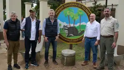 Frigerio y Scioli en El Palmar: el número que sorprendió a ambos