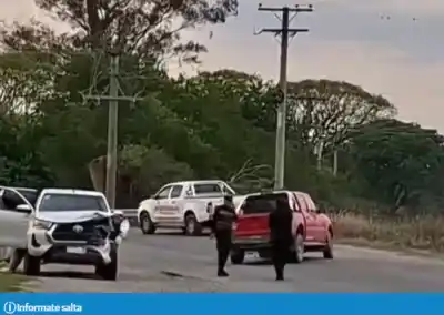 Rosario de Lerma: chocaron dos camionetas y un conductor tenía 17 años