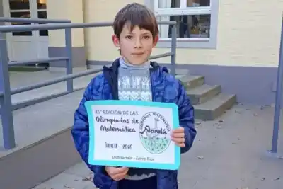 Urdinarrain tiene un campeón nacional: el pibe de 5.º grado que resolvió lo que nadie