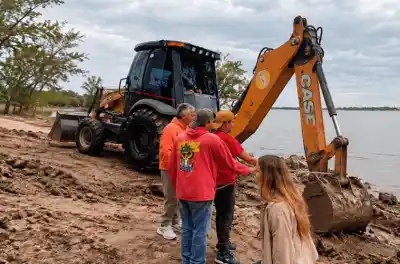 Diputado pide saber quién autorizó las obras en la costa de Paraná