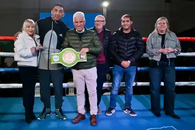 El boxeo volvió a El Trapiche y un juvenil contó qué deja de comer para dar el peso