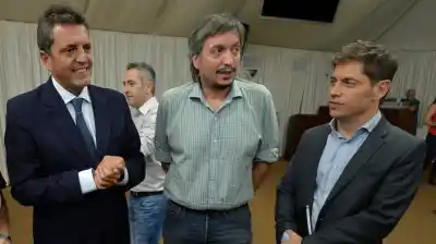 Se odiaban, pero algo los volvió a sentar en la misma mesa: Massa, Kicillof y Máximo, otra vez juntos