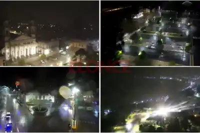 Paraná se quedó a oscuras de ruido: los truenos anticiparon lo que vino después