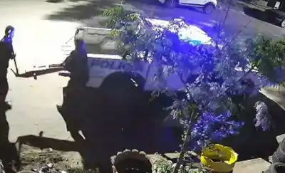 Con uniforme y balizas encendidas: el video que dejó a dos policías de General Pico en tareas pasivas