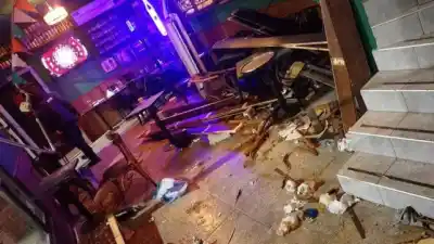 Cayó el entrepiso del bar: 11 heridos y uno terminó en el quirófano por una lesión en la mano